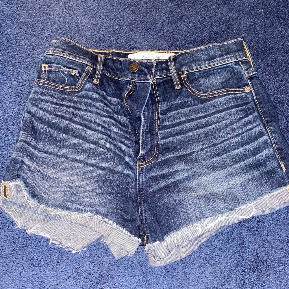 Denim Jean abercrombie and fitch jean shorts